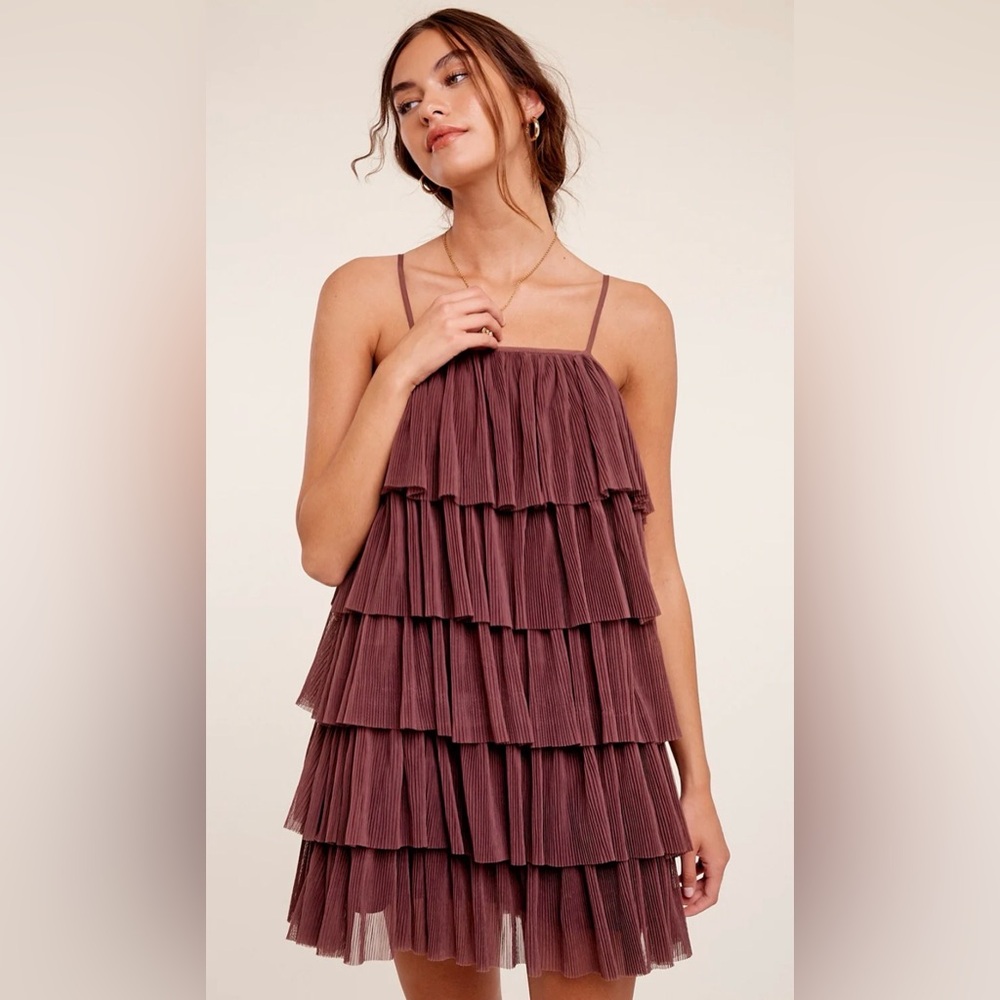 Listicle Tiered Ruffle Dress (New with Tags)
